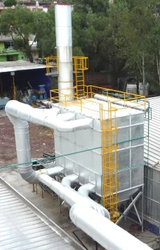 Colector de polvo industrial y sistemas de ventilación para la industria Aeroespacial