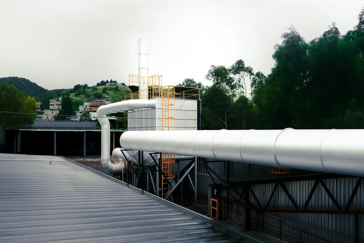 Baghouse alta temperatura fundición hierro