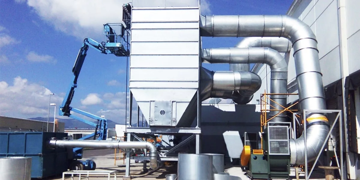 Colector de polvo industrial y sistemas de ventilación para la industria Automotriz