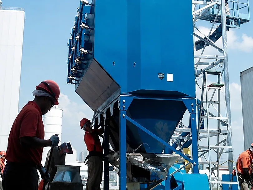 Colector de polvo industrial y sistemas de ventilación para la industria Alimenticio