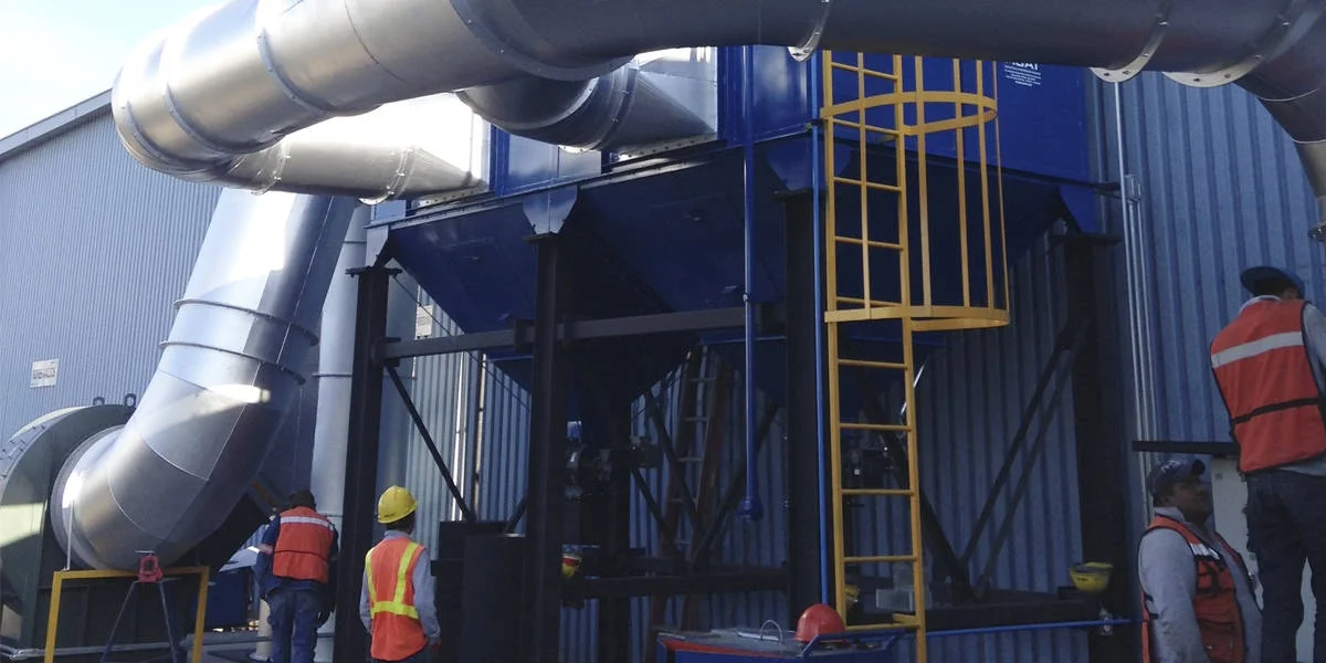 Válvulas rotatorias para tolva de descarga de colector de polvo industrial