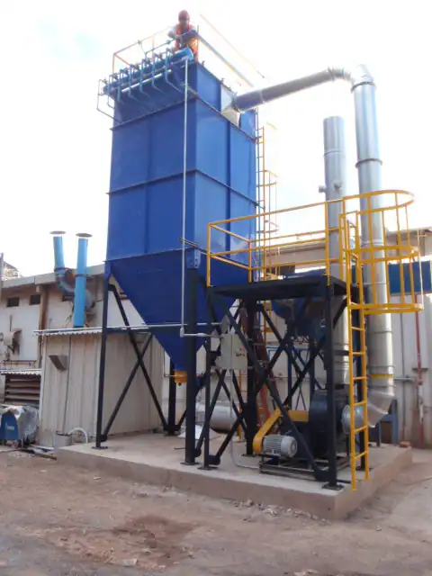 Colector de polvos instalado en planta minera por MCAT